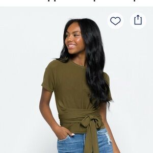 Stylish Olive modern Citizen top